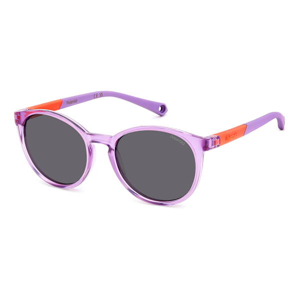 Solglasögon Polaroid PLD 8059/S LILAC/DARK GREY 45/16/125 unisex（45 mm，Lila）