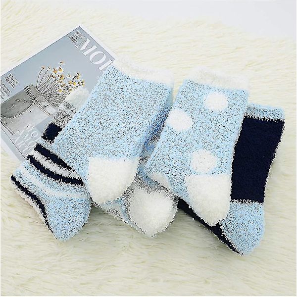 Damstrumpor Fuzzy Strumpor Mjuka Fluffy Strumpor Varma Fleece Strumpor Strumpor