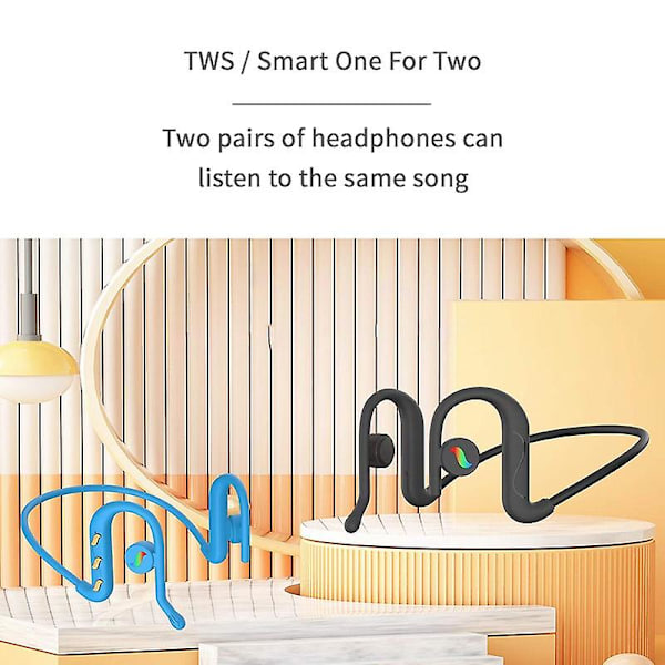 Ilmajohtuiset Fone Bluetooth -kuulokkeet Langattomat kuulokkeet Urheilun Tws Langaton Bluetooth -kuuloke Ei luujohtoiset nappikuulokkeet Kiputon ilmajohtuminen