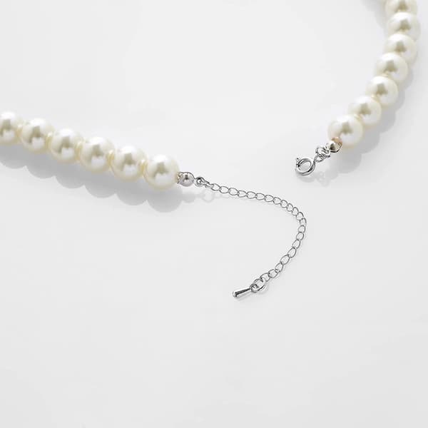 Babeyond Rund Imitations Pärl Halsband Bröllop Pärl Halsband För Brudar
