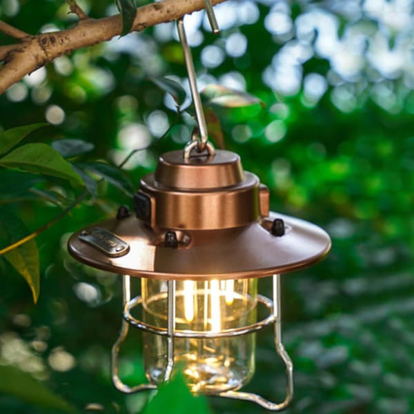 Ny bärbar retro campinglampa