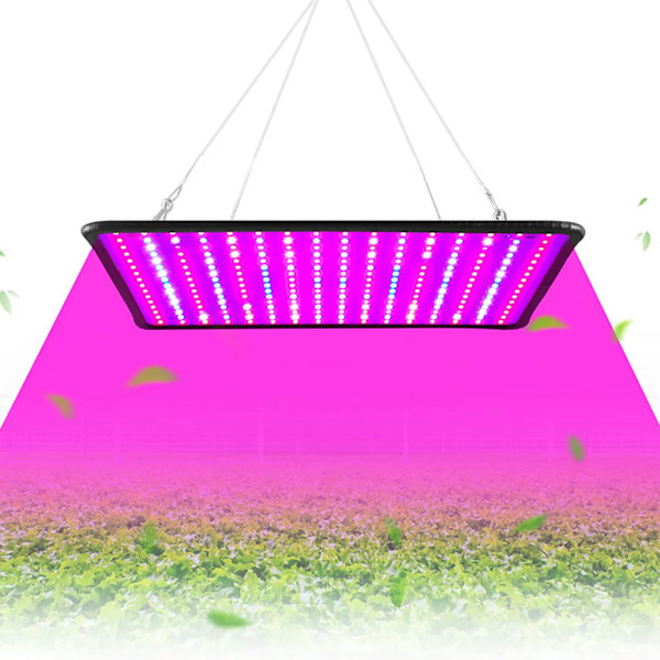 Växtlampa 27W 256 LED, Full Spectrum Växtljus för Inomhusväxter, Fröodling