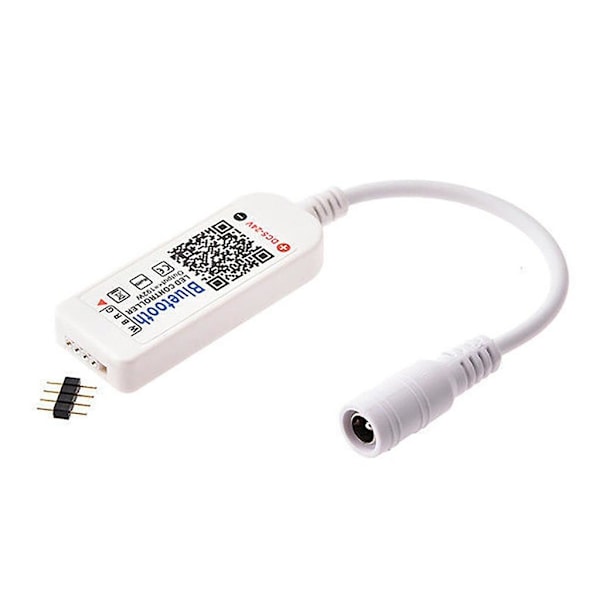 Mini Bluetooth/Wifi LED-kontroller och fjärrkontroll för 5050 3528 RGB/RGBW LED-remsa (vit)