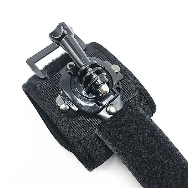 Actionkamera håndledsrem - 1 stk. | Størrelse: 8x30cm | Materiale: PC | Farve: Sort