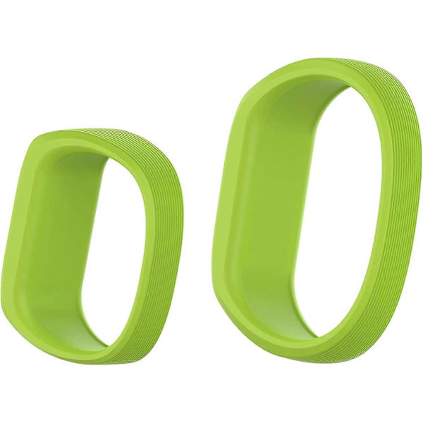 (2-pack) Kompatibel med Garmin Vivofit jr, jr 2, 3 armband, All-in-one silikon stretchband för barn pojkar flickor små stora (ingen spårare)