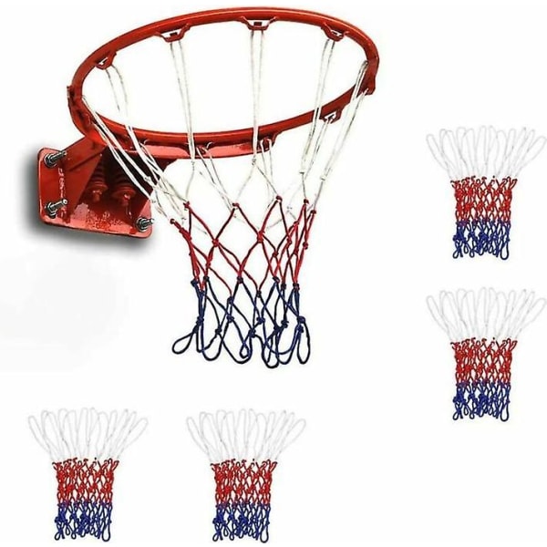4 stycken vägghängande basketboll, med montering av delar, lämplig för barns inomhus- och utomhussporter, hängande basketkorg, (utan