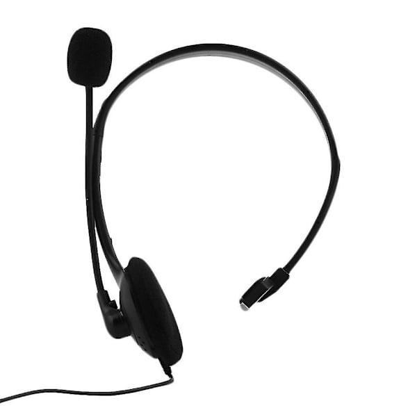 Sort ledning til gaming headset til Playstation Ps4 med Vol Portable