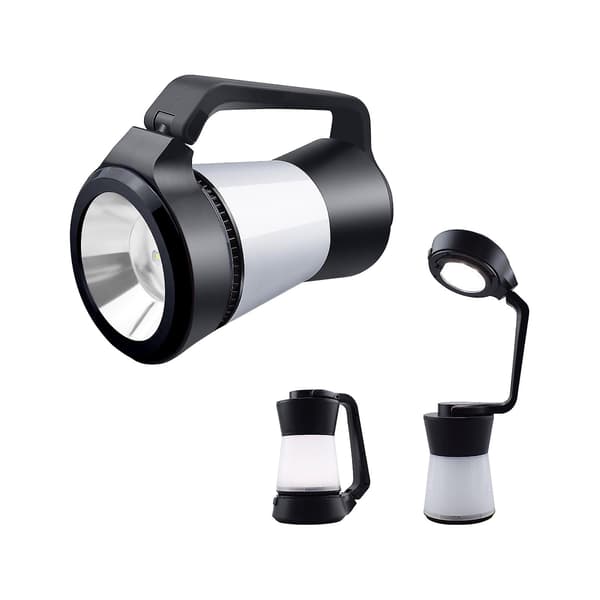 Taskulamppu LED-taskulamppu Ulkoilun monitoiminen 3-in-1-leirivalaisin（BK）