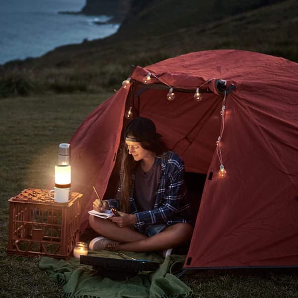 Natlampe - Touch-lampe med genopladeligt batteri