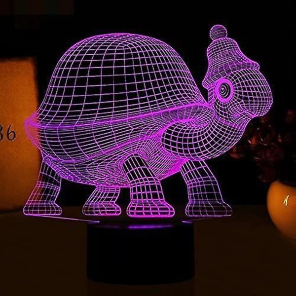 Deception Of Acsergery Optical 3d Turtle Luminous 16-color Other Remote Control Usb