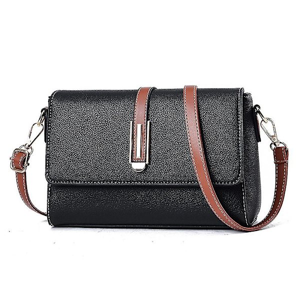 Blød PU læder dame crossbody skuldertaske（A）