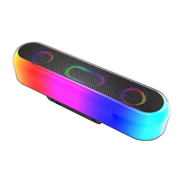 Salg 2023 Fargerik Belysning Bluetooth Høyttaler Kvalitet Multifunksjonell Volum Subwoofer Bluetooth Lyd