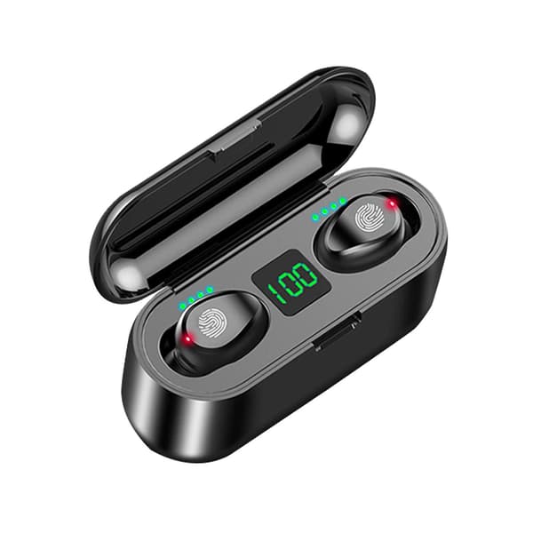 In-ear-hörlurar Digital Display Touch-Control Hörlurar Bluetooth 5.0 Hi-Fi TWS-Hörlurar IPX7