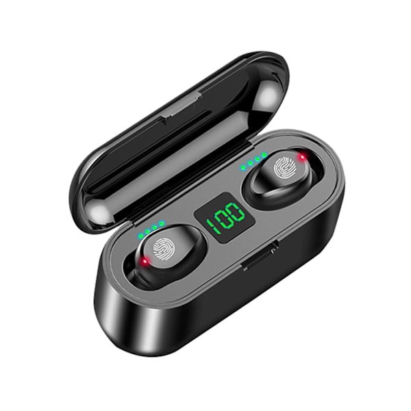 In-ear-øretelefoner Digitalt display Touch-Control-øretelefoner Bluetooth 5.0 Hi-Fi TWS-hovedtelefoner IPX7
