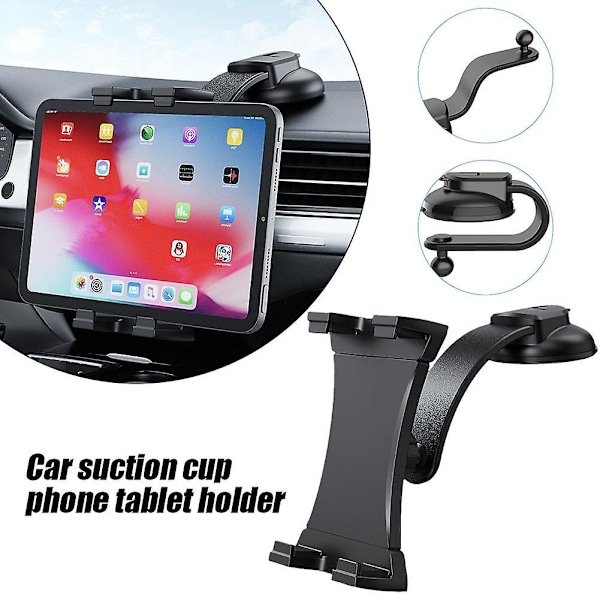 Tablet Bilholder Sugekopholder til Tablets og Smartphones（Som vist）