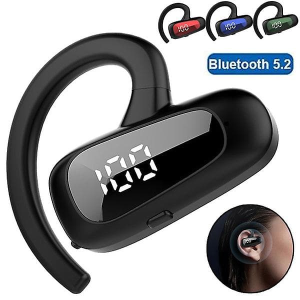 Bluetooth-headset, luftledning, ørekrog, headset, lang standby, forretningsøretelefon, støjreduktion, Bluetooth-hovedtelefon, løbe-hovedtelefon
