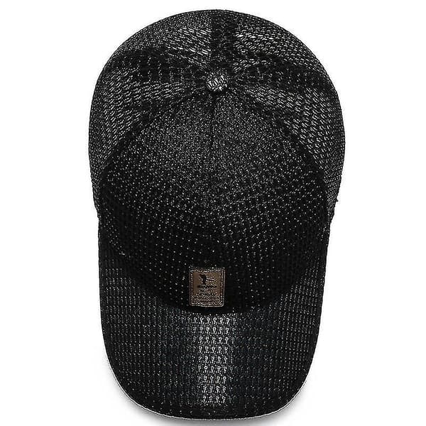 Sommer Cap Mesh Baseball Cap Trucker Mesh Hat Baseball Cap Mænds Kvinders Udendørs Sport Multi-farve Valgfri（lys grå）