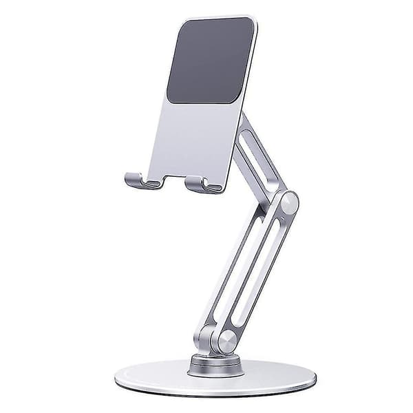 L08 Desktop Metal Tablet Holder Multi Angle Adjustable Rotating Phone Stand for Watching TV,Online