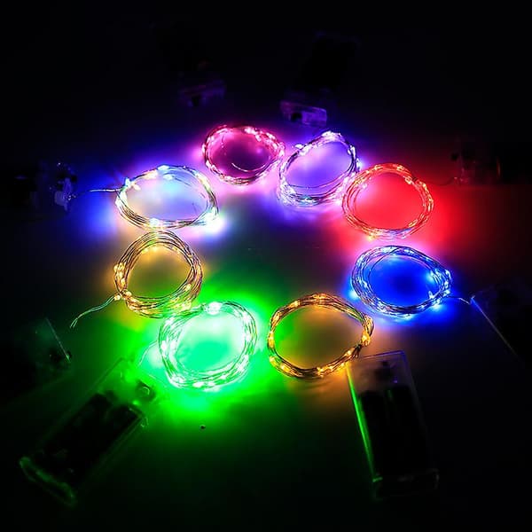 10m LED-slingor Mini LED-slingor för inomhusbruk, (vit