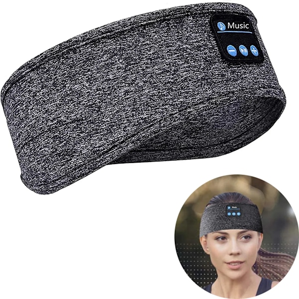 Sovhörlurar Bluetooth, Ultratunna HD Stereo Högtalare, Supermjuka för Sömn och Lindring av Tinnitus
