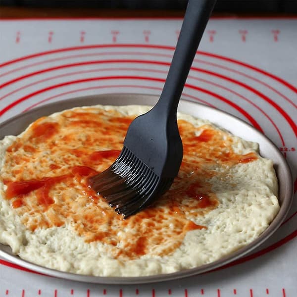 Silikonbørste Ryggbørste Gul Kake Kake Smør Pasta Høy kvalitet