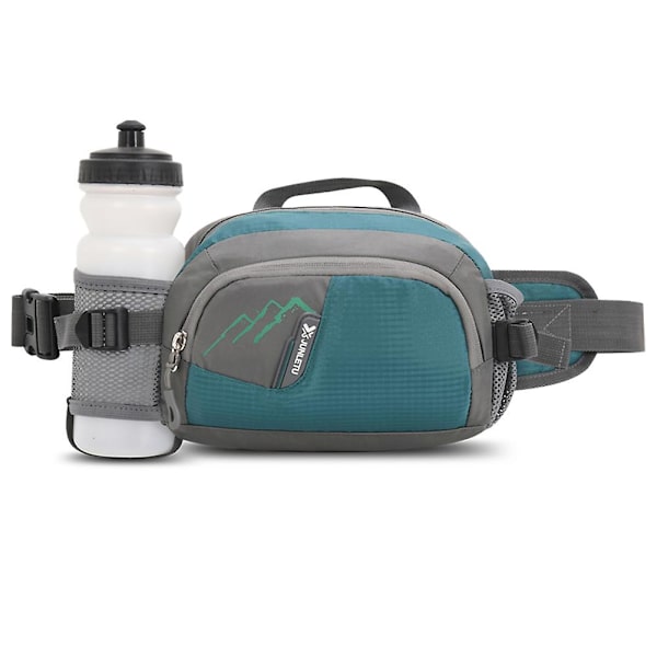 Fanny Pack Löpbälte Väska Telefonficka Nylon Sling Midjeväska med Flaskhållare för Löpning Vandring för Hydrering för Jogging