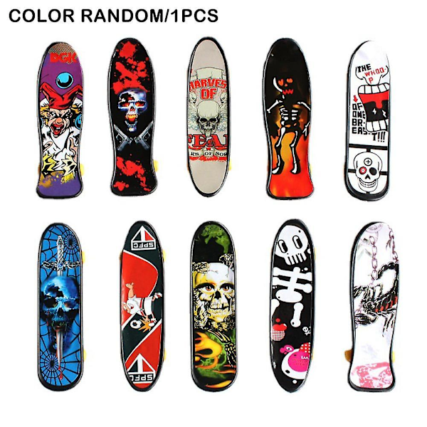 Mini Finger Skateboard Plast Fingerboard Finger Skate Legetøj Bedste Julefødselsdagsgave Til（Som vist）