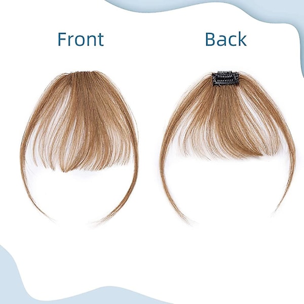 Fringe menneskehår extensions 100% ekte hår extensions ett stykke med templer
