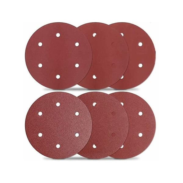 MSBD 9-tums/225 mm 30-pack 6-håls slippapper för gipsslipmaskin - ASD5A