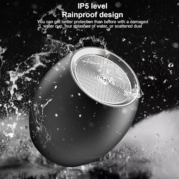 Älykäs Bluetooth-kaiutin Mini-subwoofer Metalliteksturoitu kannettava langaton korttipaikka-kaiutin
