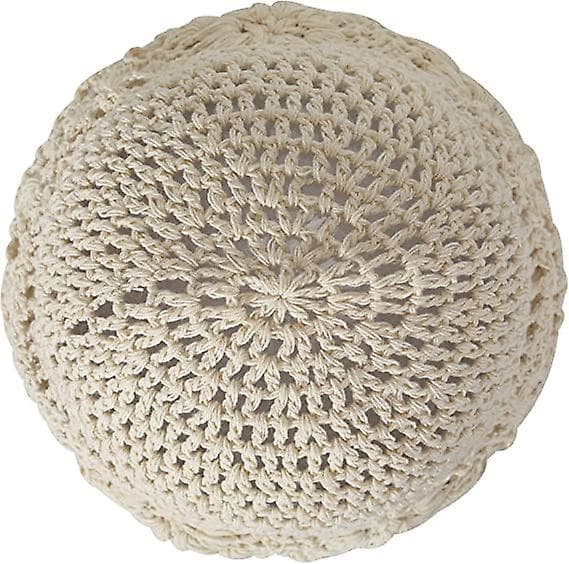 Dww-Damhatt i fin bomull (beige), handgjord stickad mössa sommarblomma video