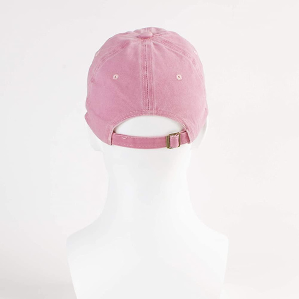 Unisex bomullsprofil keps med låg profil, klassisk retro pappahatt tvättad basebollkeps Heilwiy present