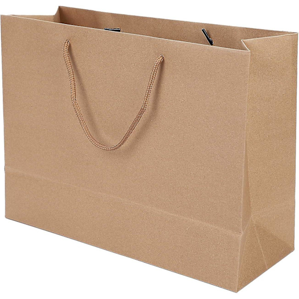 Dww-10 stk Kraftpapirposer Store Julegaveposer Håndveske med Håndtak Gaveposer Resirkulerbar Emballasje Godteriposer Crazy Bag