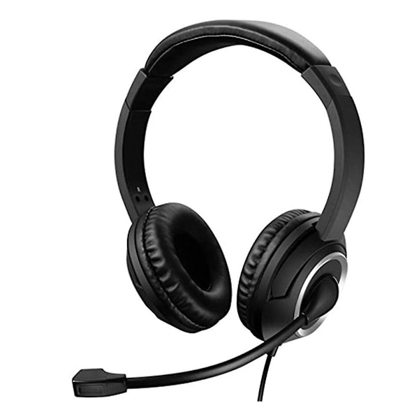 USB-interface computer headset til online undervisning, støjreducerende headset til forretningsbrug, bærbar headset（Som vist）
