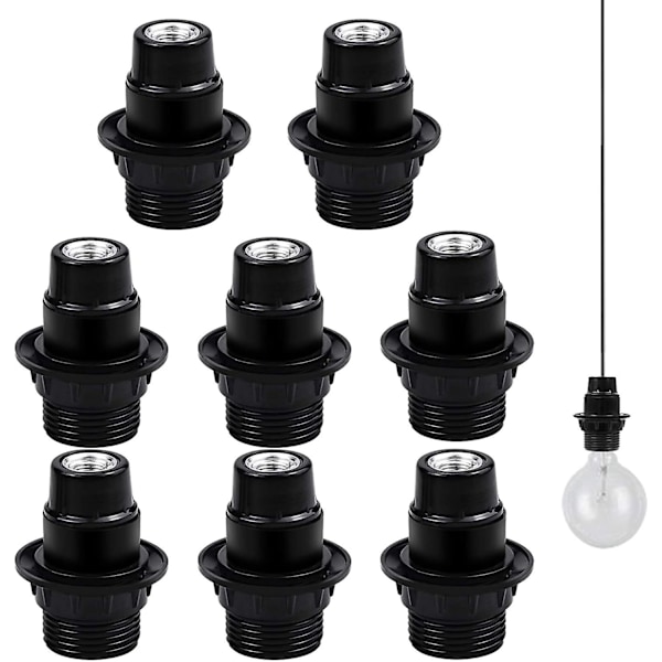 8 Pcs E14 Bulb Lamp Socket 250v 4a Bulb Socket Fit E14 Screw Bulbs