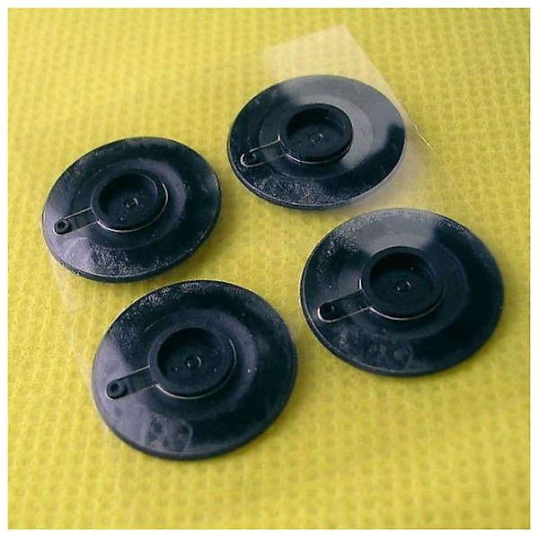 4x Bundfod tilpasset til Pro A1278 A1286 A1297 13 15 17 tommer（sort）