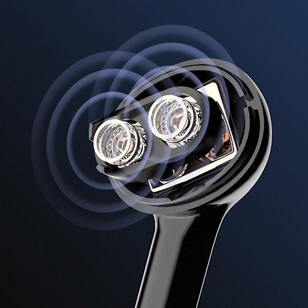 Trådløse hovedtelefoner med 4 mikrofoner TWS Bluetooth 5.1 ægte trådløse hovedtelefoner Stereo Bass Hifi USB C genopladelig mobiltelefon | Bluetooth-hovedtelefoner