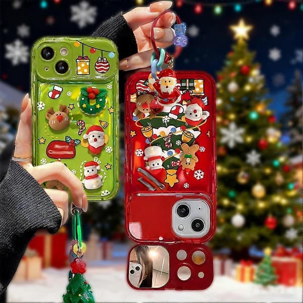 Festival-telefondeksel til iPhone 17 Bling Glitrende Skinnende Deksel Gave Green