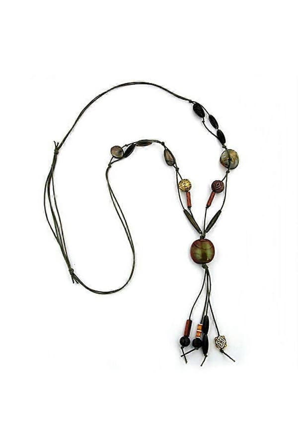 Halsband Bruna Pärlor 100cm - Gl02630