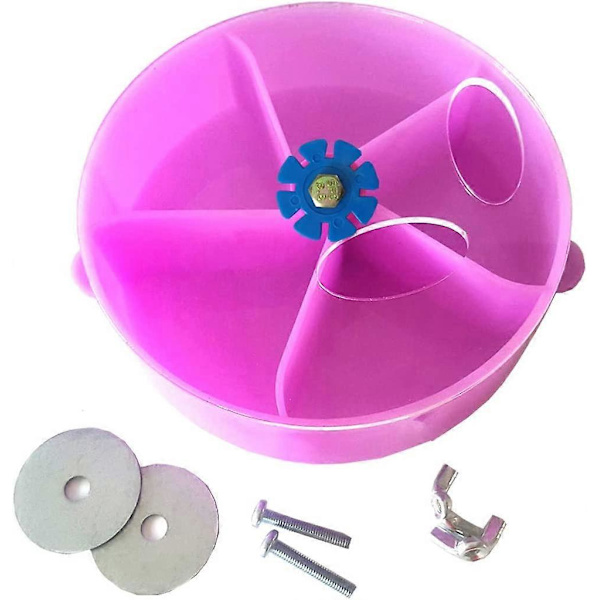 Fågel Kreativ Foder System Hjul Frö Mat Boll Roterande Träningsleksak för Små och Medelstora Parakiter Kakadu Conure
