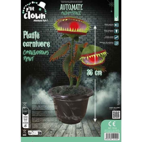 Halloween Automat - Lille Klovn - Animeret - Lyd - Lys