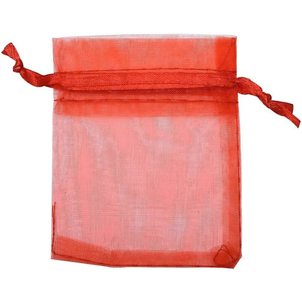 Organza Gaveposer Bryllup Gunstposer Smykkeposer. Pakke med 100