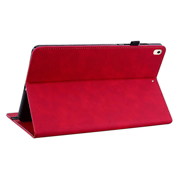 iPad 9.7 tuuman / 9.7 tuuman (2017) / iPad Air 2 / iPad Air (2013) -tablettisuojus PU-tabletti lompakkoteline (Style E iPad 9.7 tuuman (2018)，Punainen, Punainen)