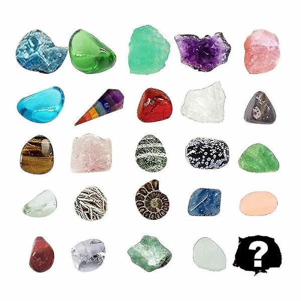 2023 Ore Advent Toy Countdown Collections For Children Precious Stones, Fossils And Minerals Kit Christmas Calendars-sz1