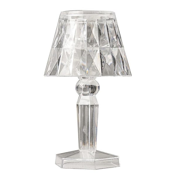 Krystallampe Krystalbordlampe Med Kontrol Sengebord Sengebordslampe（A）