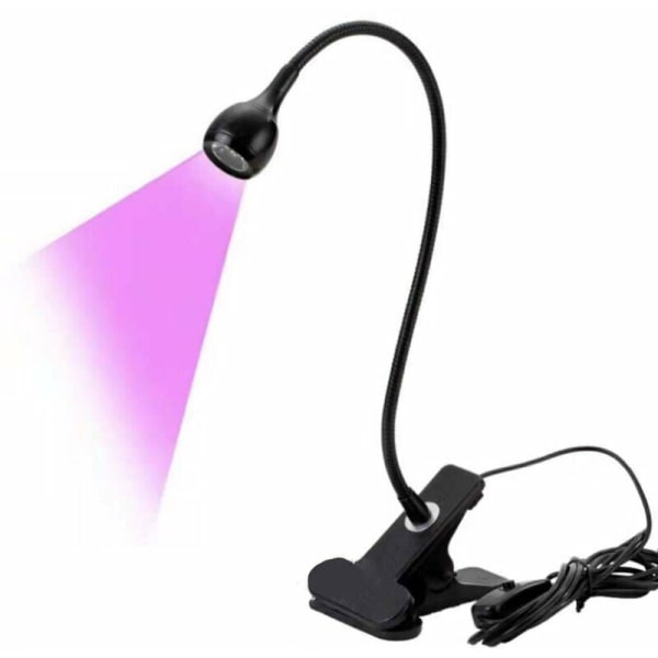 UV-ultraviolettihoito UV-käsittely 3W USB LED-valo USB violetti valolamppuhelmiteline Plug and Play korjausta varten