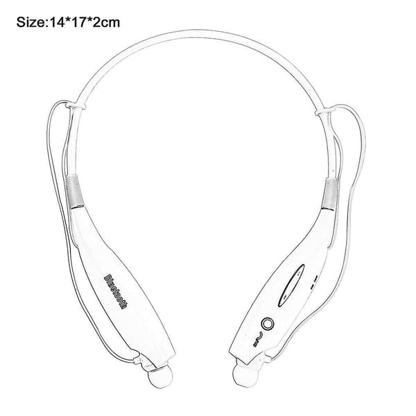 Bluetooth trådlösa handsfree sport stereo headset hörlurar för iPhone