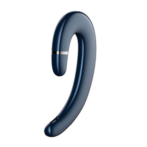 Bluetooth-hörlurar med öronkrok, headset utan öronproppar med mikrofon - Blå