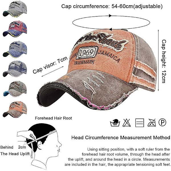 Baseball Cap Klassisk Sports Casual Sommer Cap Plain Solhat Unisex Justerbar