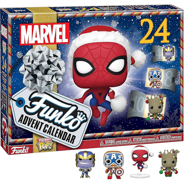 2023 Funko Pop! Adventskalender: Marvel - Jul, Flerfärgad, One Size